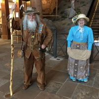 greeters at arches museum